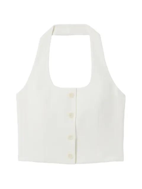 halterneck button-up waistcoat by CLAUDIE PIERLOT