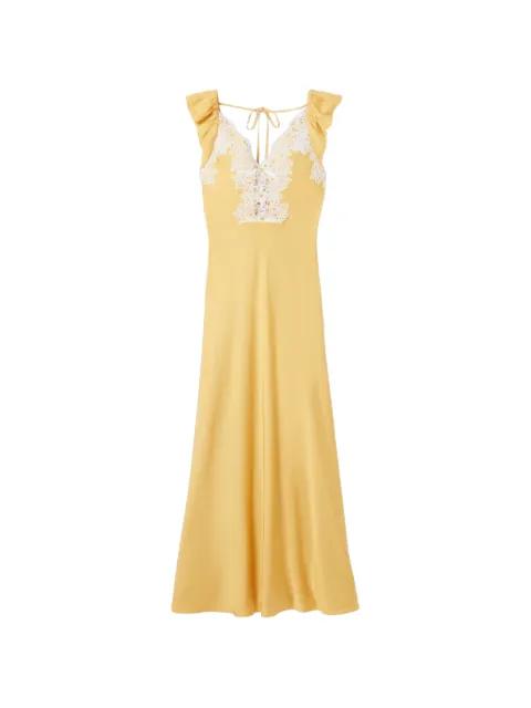 lace-trim ruffled dress by CLAUDIE PIERLOT