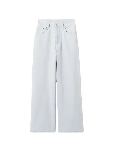 light blue wide-leg jeans by CLAUDIE PIERLOT