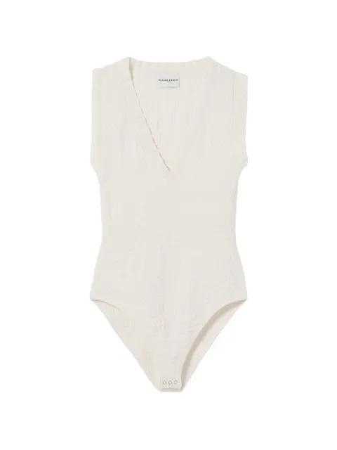 ruffled V-neck top by CLAUDIE PIERLOT