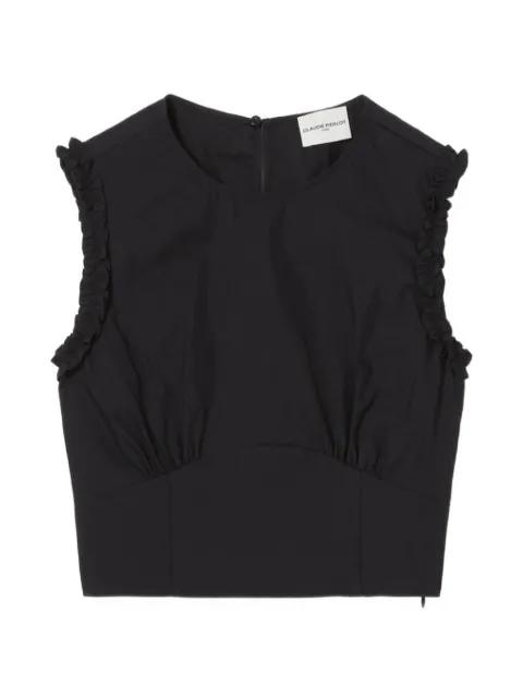 ruffled cropped blouse by CLAUDIE PIERLOT