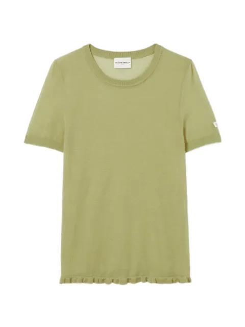 ruffled-hem short-sleeve T-shirt by CLAUDIE PIERLOT