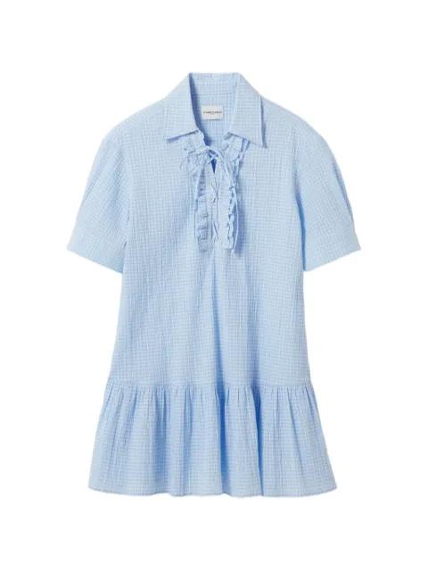 ruffled shirt mini dress by CLAUDIE PIERLOT