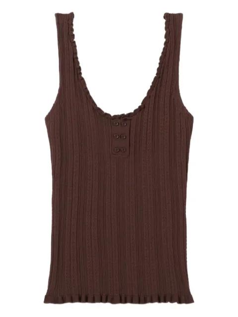ruffled tank top by CLAUDIE PIERLOT