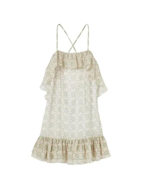 ruffled-trim printed dress by CLAUDIE PIERLOT