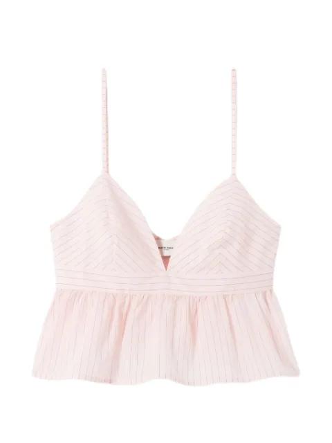 striped V-neck top by CLAUDIE PIERLOT