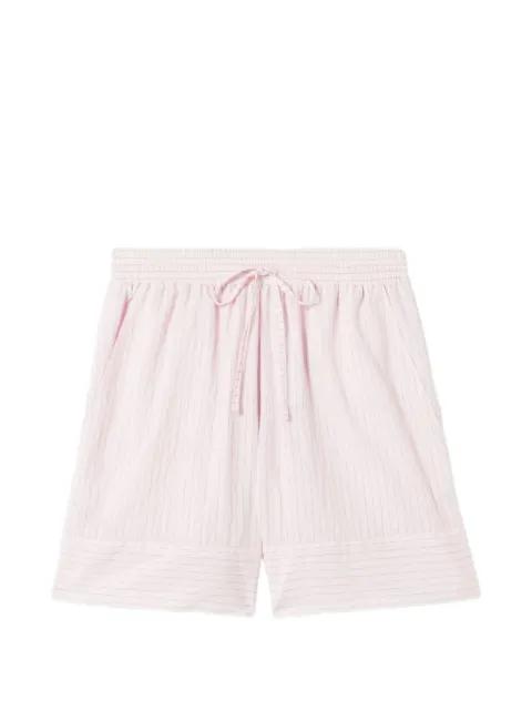 striped drawstring shorts by CLAUDIE PIERLOT