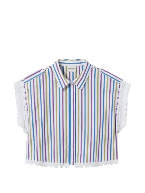 striped lace shirt by CLAUDIE PIERLOT