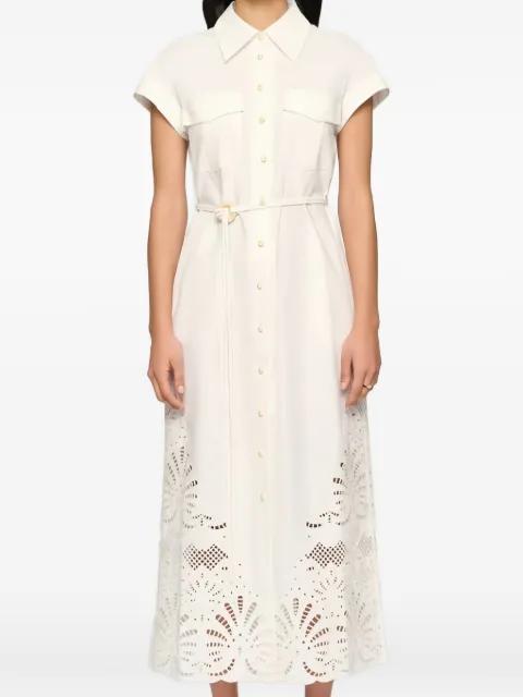 Kya embroidered midi dress by CLEA