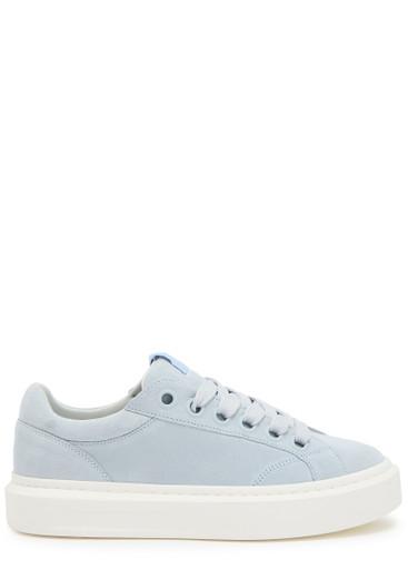 Ace chevron-knit suede sneakers by CLEENS