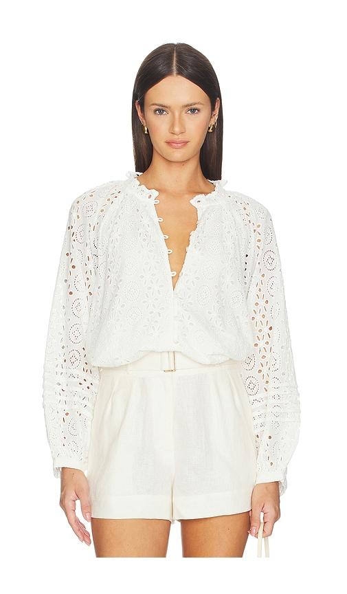 Cleobella Alicia Blouse in Ivory by CLEOBELLA