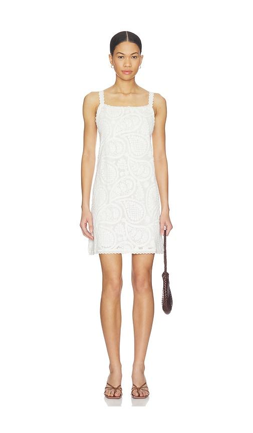 Cleobella Asahi Mini Dress in White by CLEOBELLA