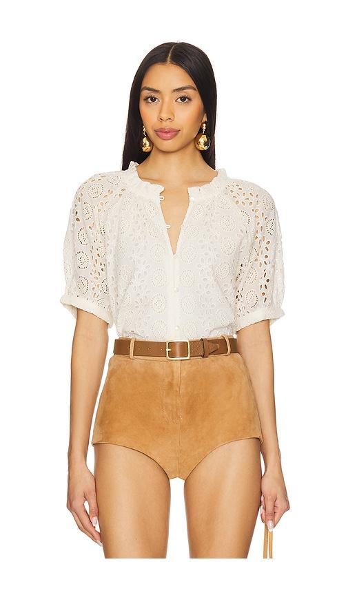 Cleobella Kate Blouse in Ivory by CLEOBELLA