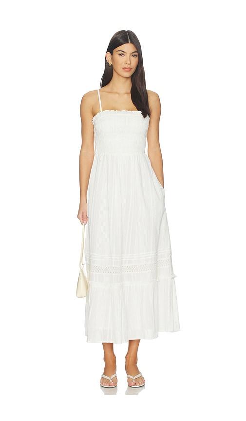 Cleobella Magnolia Ankle Dress in Ivory by CLEOBELLA