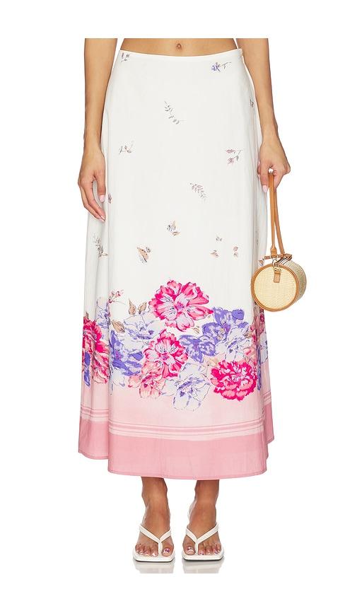 Cleobella Shea Ankle Skirt in Pink by CLEOBELLA