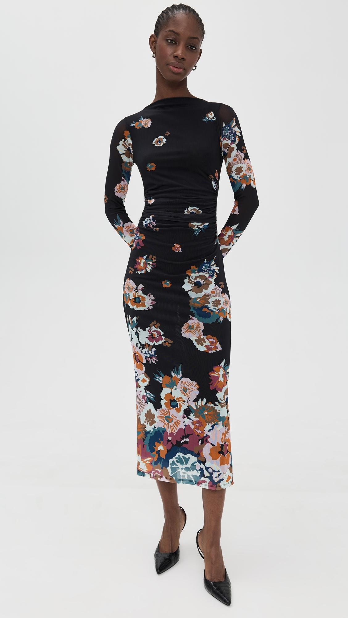 Lura Mesh Midi Dress by CLEOBELLA