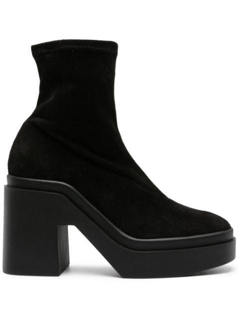 Nina 100mm platform boots by CLERGERIE
