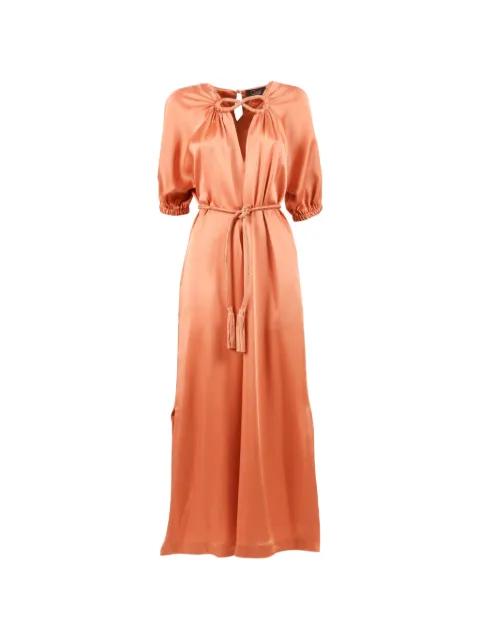 Infinito belted maxi dress by CLIPS