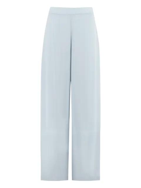 elastic-waist wide-leg trousers by CLIPS