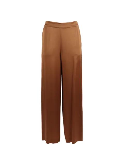 elasticated-waistband wide-leg trousers by CLIPS