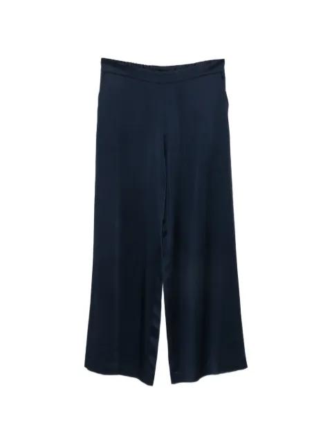 elasticated-waistband wide-leg trousers by CLIPS