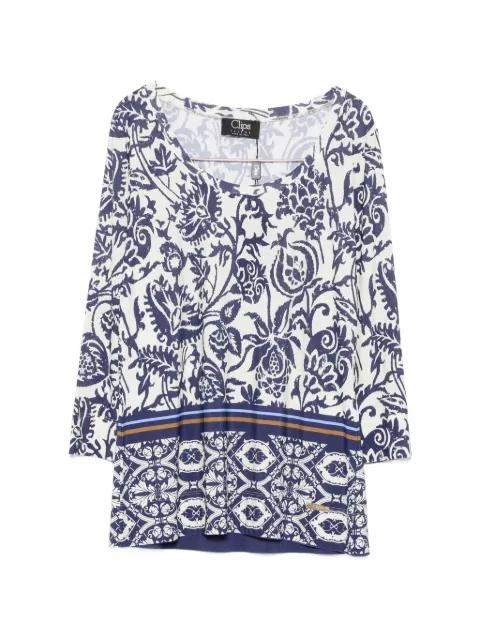 floral-print top by CLIPS