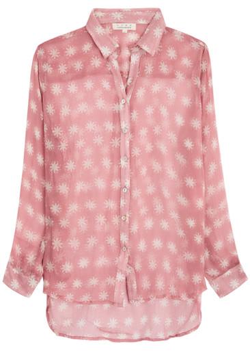 Elodie printed silk-georgette shirt by CLOE CASSANDRO