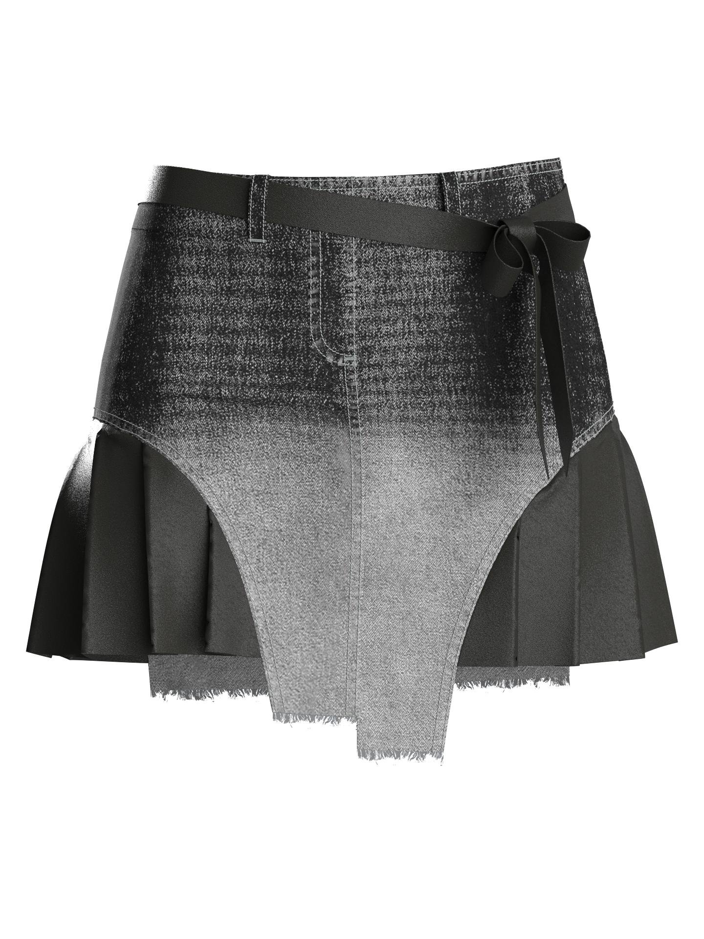 Future Noir Skirt by CLOLOVER