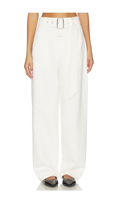 CLOSED Deni Wide Leg Jeans in Ivory by CLOSED
