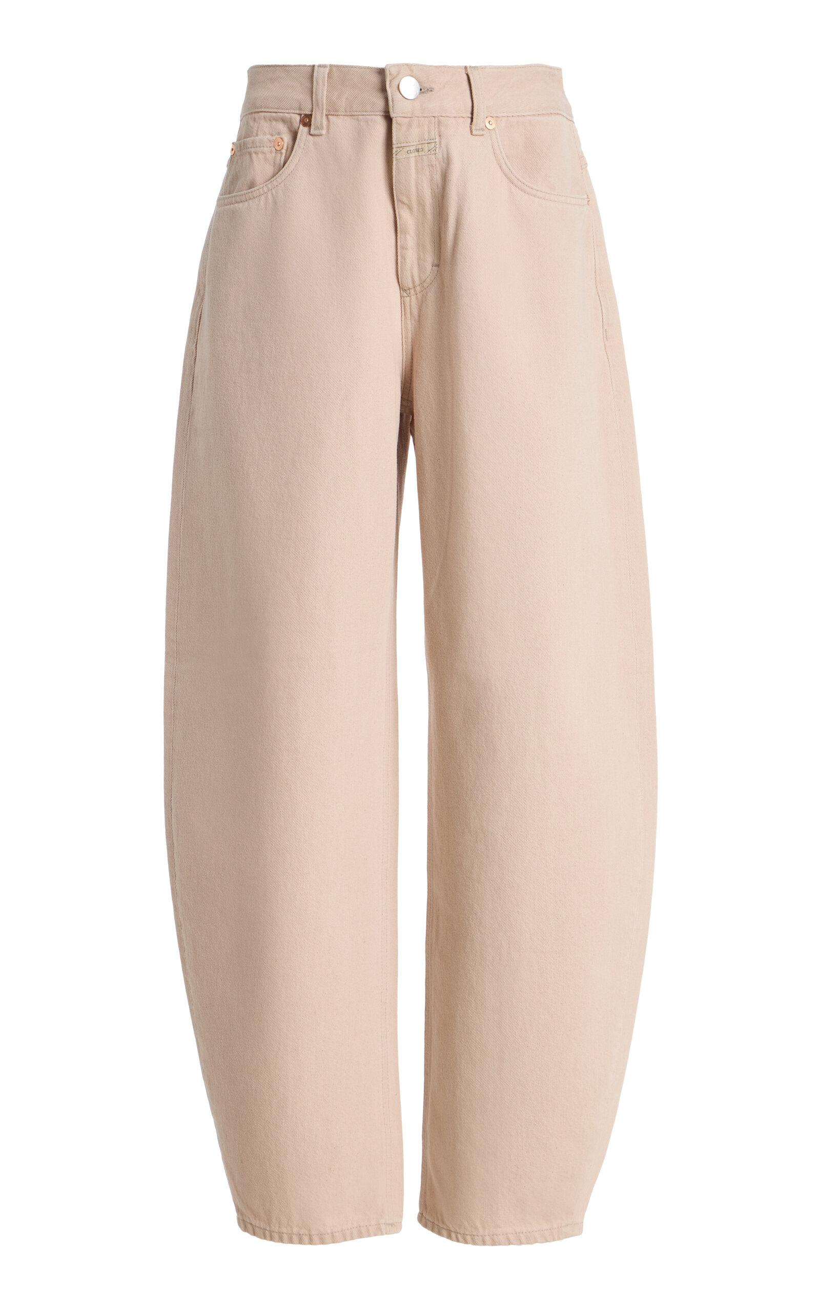 CLOSED Jazzie Rigid Mid-Rise Cropped Barrel-Leg Jeans - Moda Operandi by CLOSED