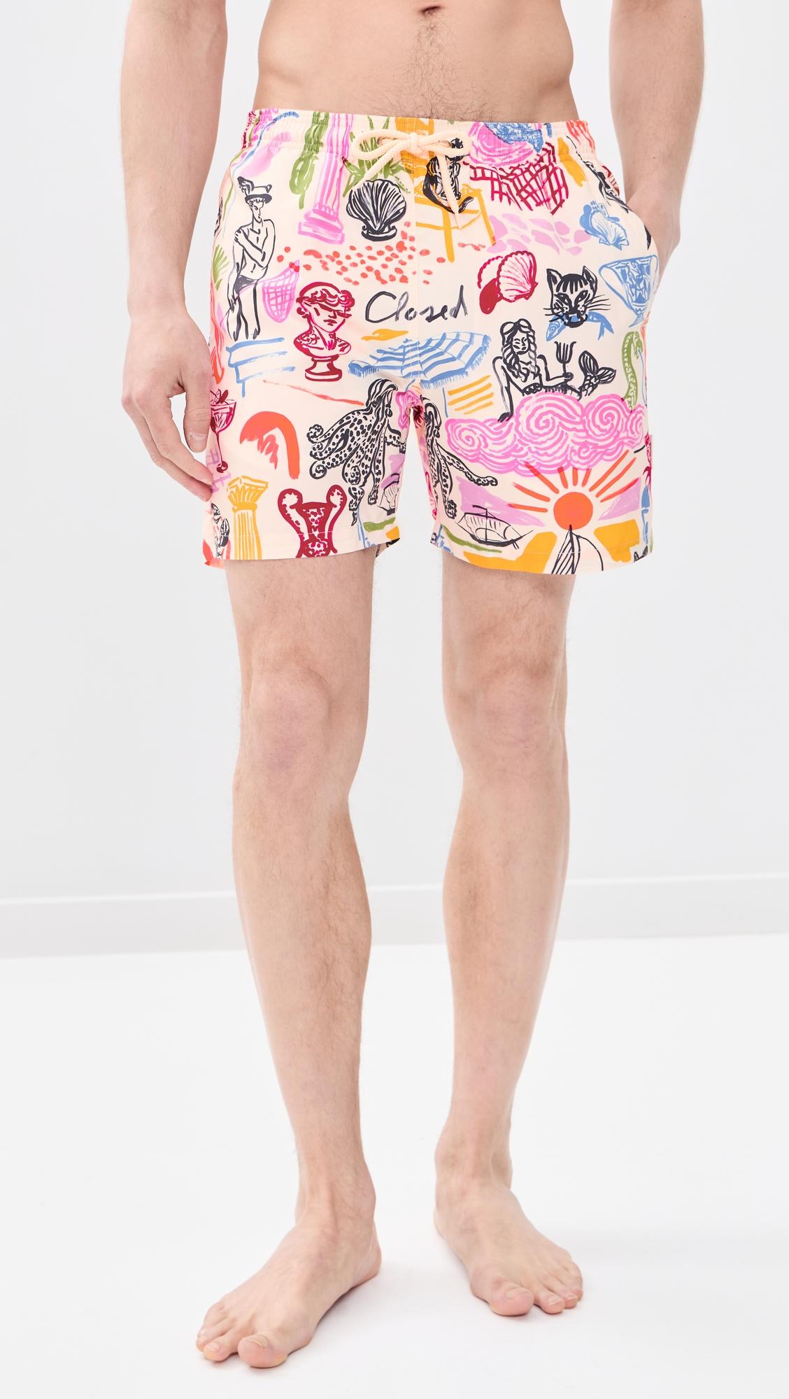 Printed Swim Shorts 6" by CLOSED