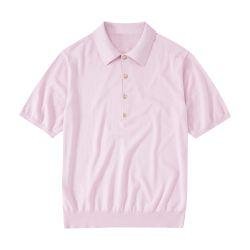 Short knit sleeve polo by CLOSED