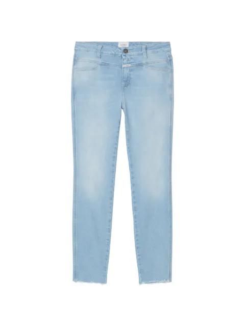 Skinny Pusher frayed-hem jeans by CLOSED