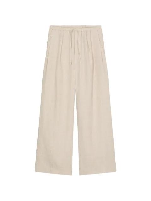 Wynston drawstring pleated palazzo pants by CLOSED