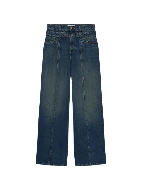 Zoya-X panelled wide-leg jeans by CLOSED