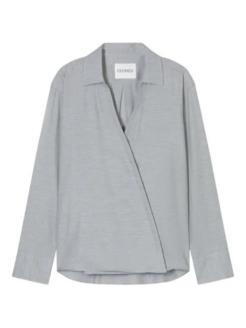 asymmetric blouse by CLOSED