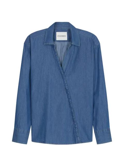 asymmetric collared shirt by CLOSED