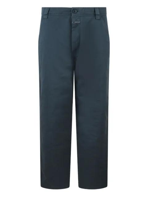 button-fly cotton pants by CLOSED