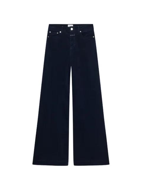 corduroy wide-leg trousers by CLOSED