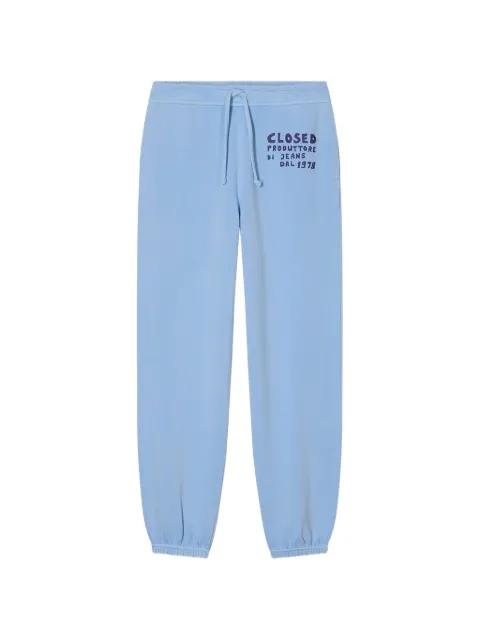 drawstring track pants by CLOSED