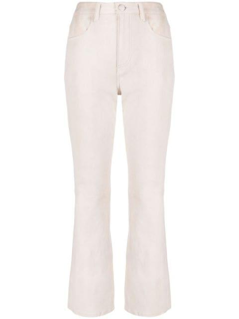 high-waisted cropped jeans by CLOSED