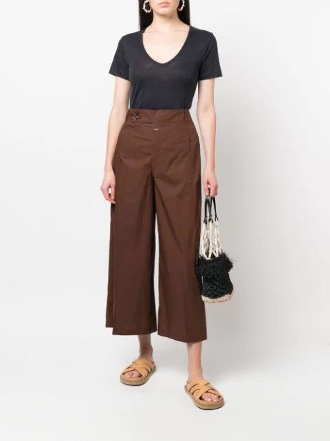linen v-neck T-shirt by CLOSED