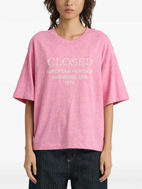 logo-print T-shirt by CLOSED