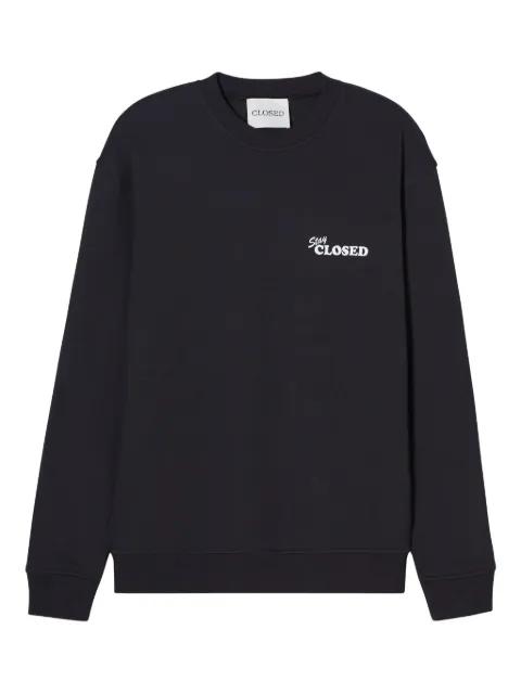 logo-print sweatshirt by CLOSED