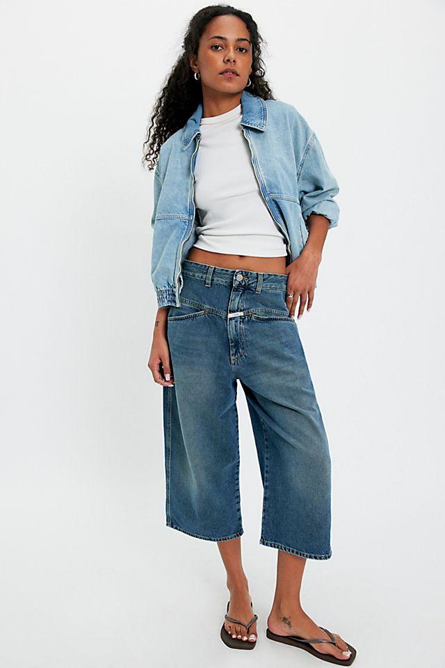 Closed Baggy Capri Jeans by CLOSED | FREE PEOPLE