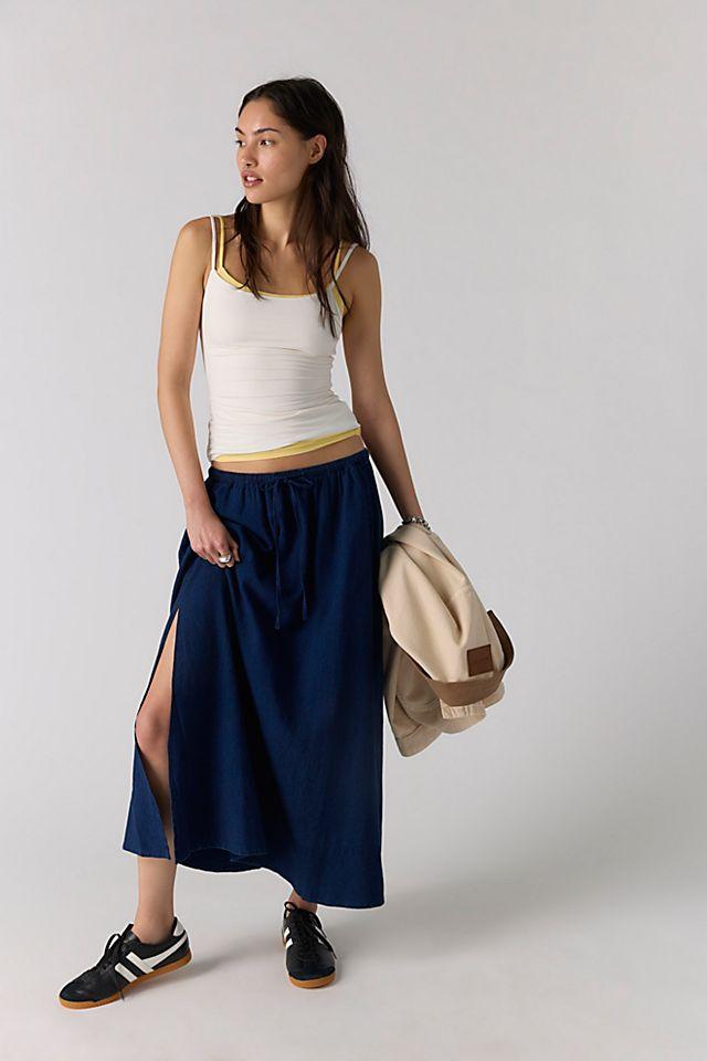 Closed Gathered Skirt by CLOSED | FREE PEOPLE