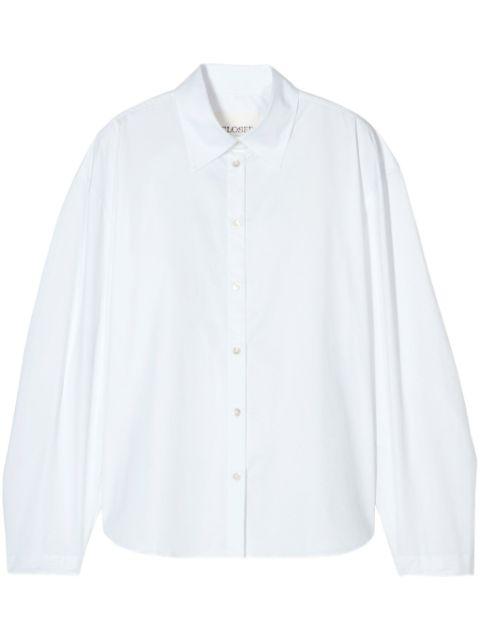 pleated-sleeve shirt by CLOSED