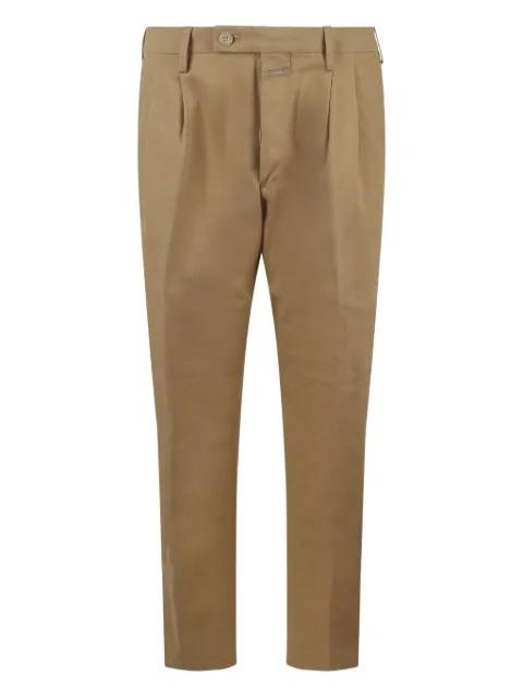 pleated stretch-cotton pants by CLOSED
