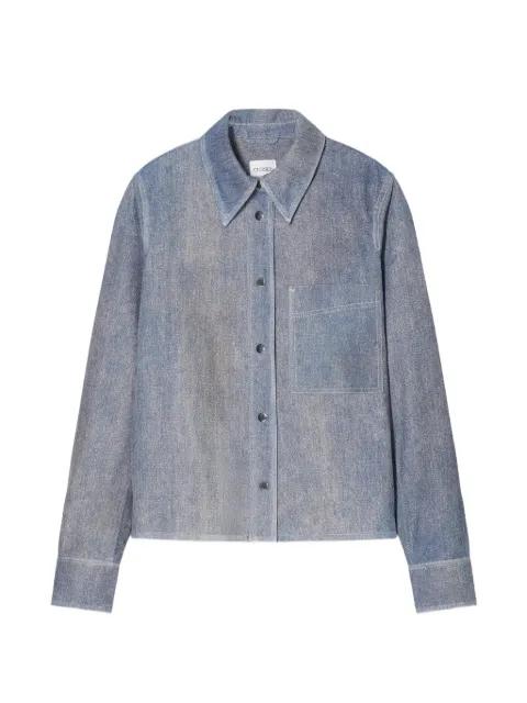 press-stud leather jacket by CLOSED