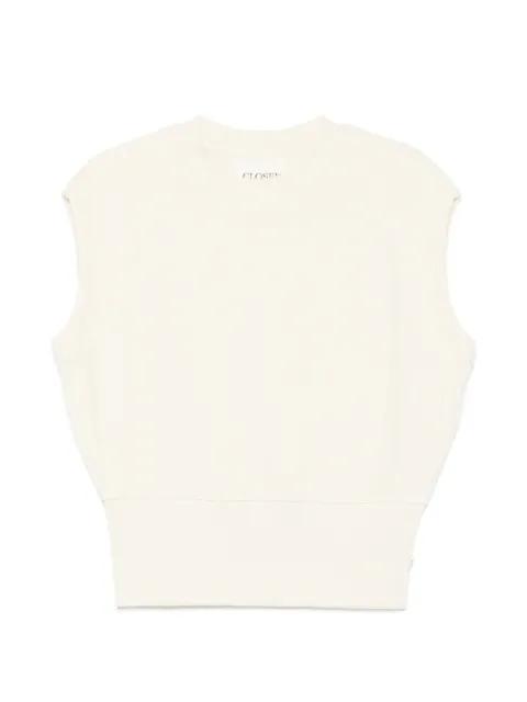 ribbed-trim vest by CLOSED